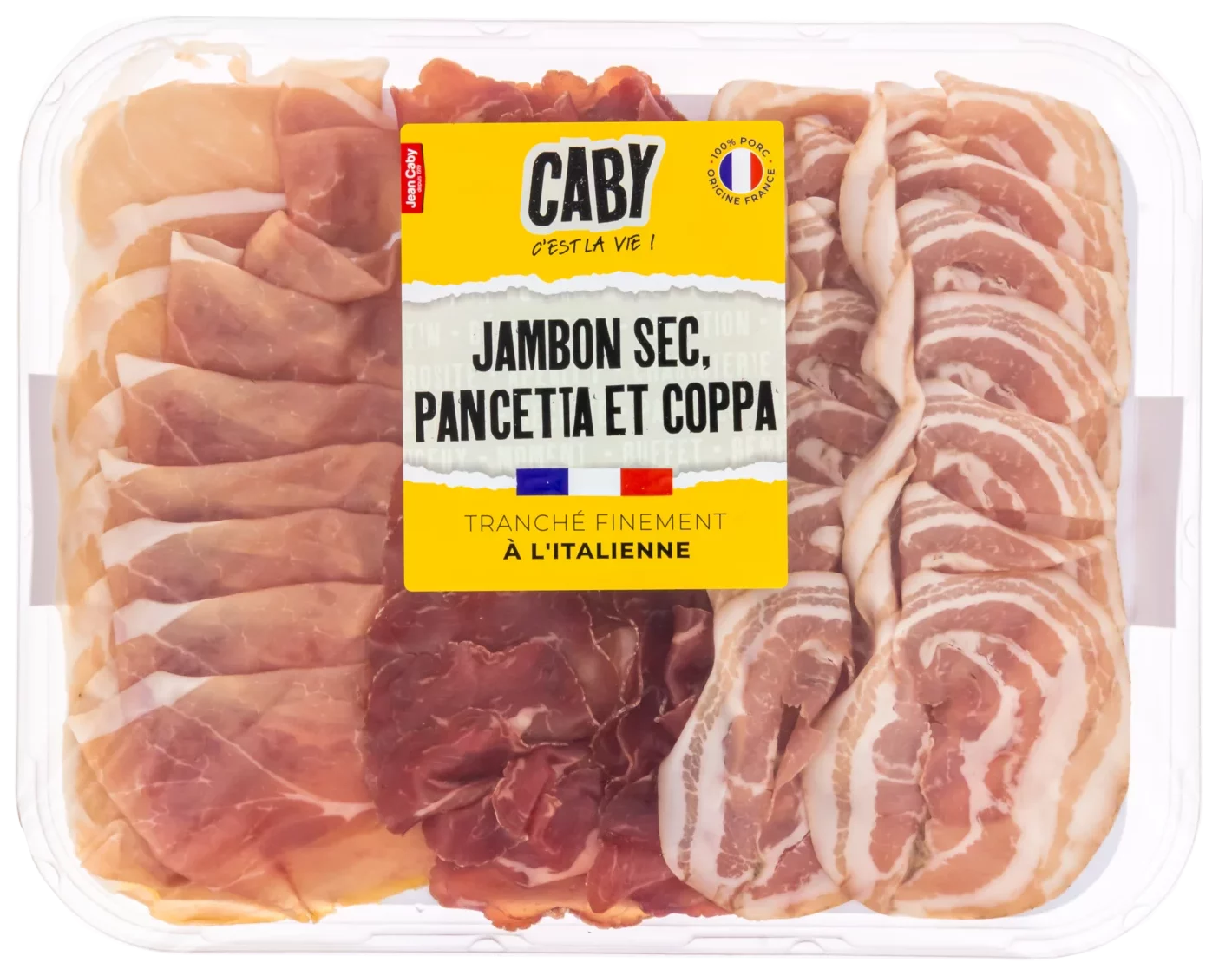Plateau de chiffonnades _ Jambon sec 7 mois Coppa Pancetta Plateau de chiffonnades _ Jambon sec 7 mois Coppa Pancetta